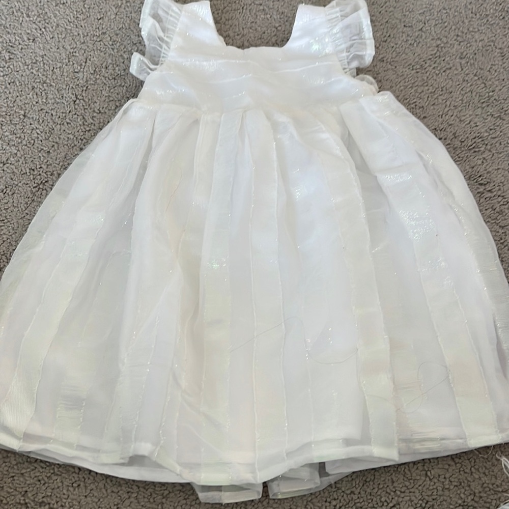 Sparkly white dress